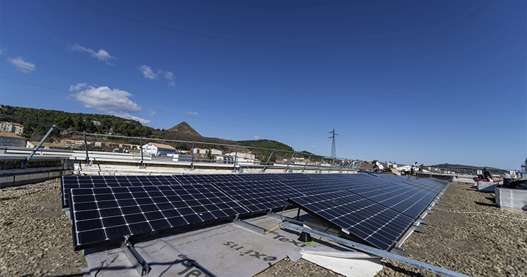 600 m² de panneaux photovoltaïques