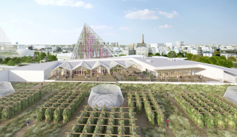 A son achèvement en 2022, la toiture Nature Urbaine du parc des Expositions de la porte de Versailles accueillera 14 000 m² de cultures pour devenir la plus grande ferme urbaine en toiture d'Europe.